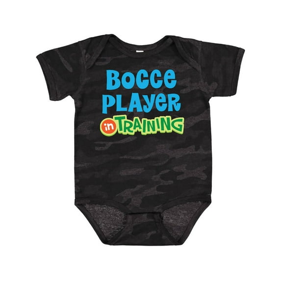 Inktastic Bocce Player in Training Boys or Girls Baby Bodysuit