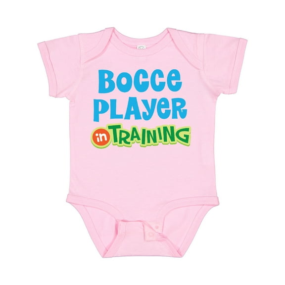 Inktastic Bocce Player in Training Boys or Girls Baby Bodysuit