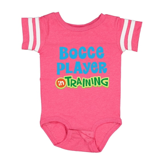 Inktastic Bocce Player in Training Boys or Girls Baby Bodysuit
