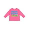 thumbnail image 1 of Inktastic Bocce Player in Training Boys or Girls Long Sleeve Toddler T-Shirt, 1 of 5