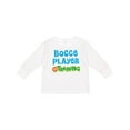 thumbnail image 1 of Inktastic Bocce Player in Training Boys or Girls Long Sleeve Toddler T-Shirt, 1 of 5