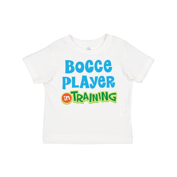 Inktastic Bocce Player in Training Boys or Girls Toddler T-Shirt