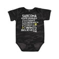 thumbnail image 1 of Inktastic Bone Cancer Sarcoma Ribbon Awareness Boys or Girls Baby Bodysuit, 1 of 5