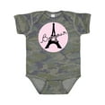 thumbnail image 1 of Inktastic Bonjour Girls Baby Bodysuit, 1 of 5