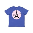 thumbnail image 1 of Inktastic Bonjour Youth T-Shirt, 1 of 5