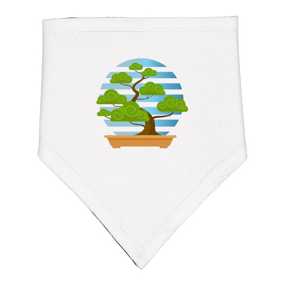 Inktastic Bonsai Tree Garden Baby Bandana Bib