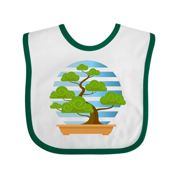 Inktastic Bonsai Tree Garden Girls Baby Bib