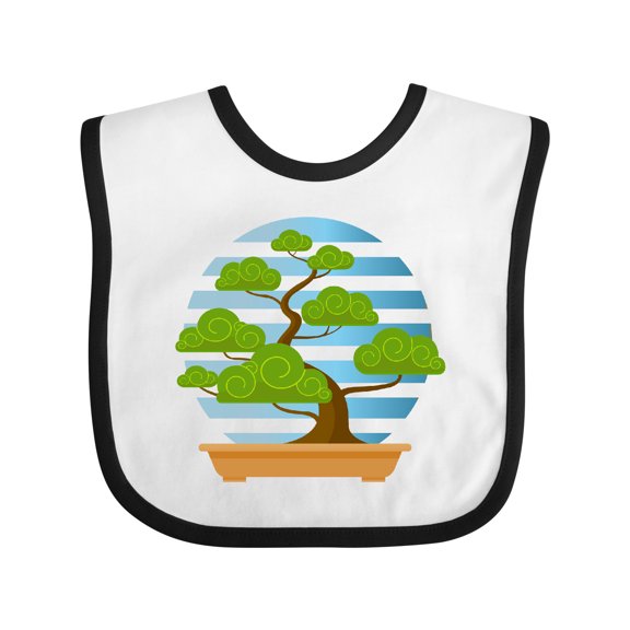 Inktastic Bonsai Tree Garden Girls Baby Bib