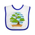 thumbnail image 1 of Inktastic Bonsai Tree Garden Girls Baby Bib, 1 of 4