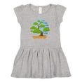 thumbnail image 1 of Inktastic Bonsai Tree Garden Girls Baby Dress, 1 of 5