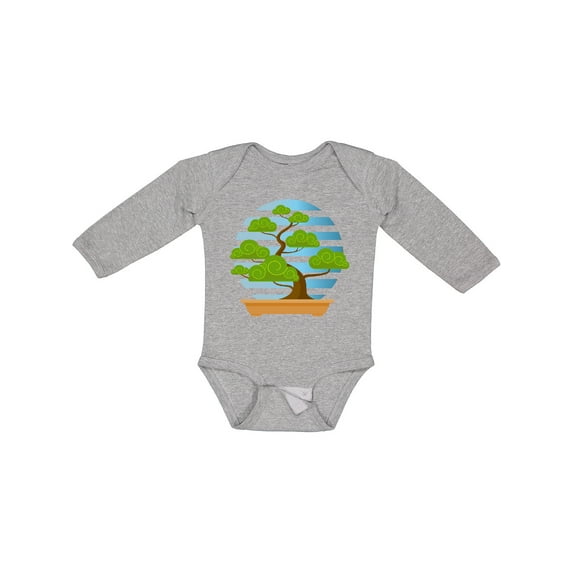 Inktastic Bonsai Tree Garden Girls Long Sleeve Baby Bodysuit