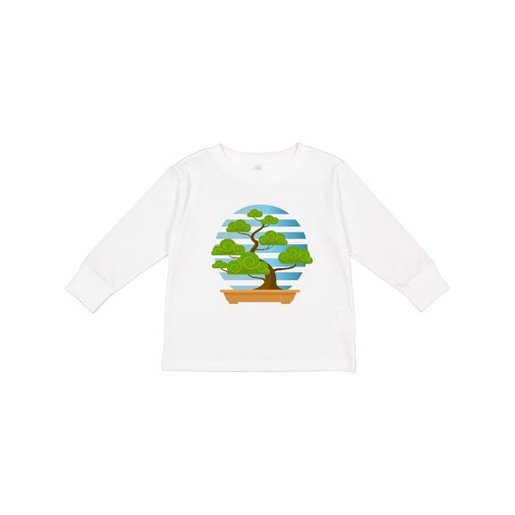 Inktastic Bonsai Tree Garden Girls Long Sleeve Toddler T-Shirt