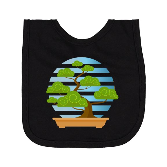 Inktastic Bonsai Tree Garden Newborn Bib