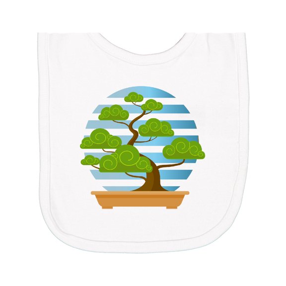 Inktastic Bonsai Tree Garden Newborn Bib