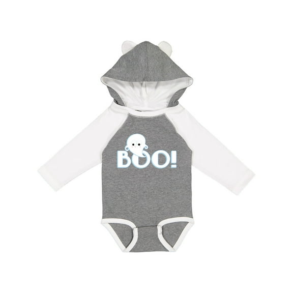 Inktastic Boo Ghost Boys or Girls Long Sleeve Baby Bodysuit