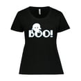 thumbnail image 1 of Inktastic Boo Ghost Women's Plus Size T-Shirt, 1 of 5