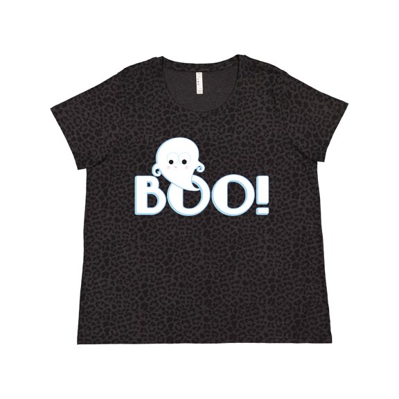 Inktastic Boo Ghost Women's Plus Size T-Shirt