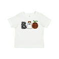 thumbnail image 1 of Inktastic Boo Halloween Ghost and Plaid Pumpkin Boys or Girls Baby T-Shirt, 1 of 5