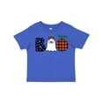 thumbnail image 1 of Inktastic Boo Halloween Ghost and Plaid Pumpkin Boys or Girls Toddler T-Shirt, 1 of 5