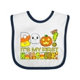 thumbnail image 1 of Inktastic Boo It's My First Halloween Boys or Girls Baby Bib, 1 of 4