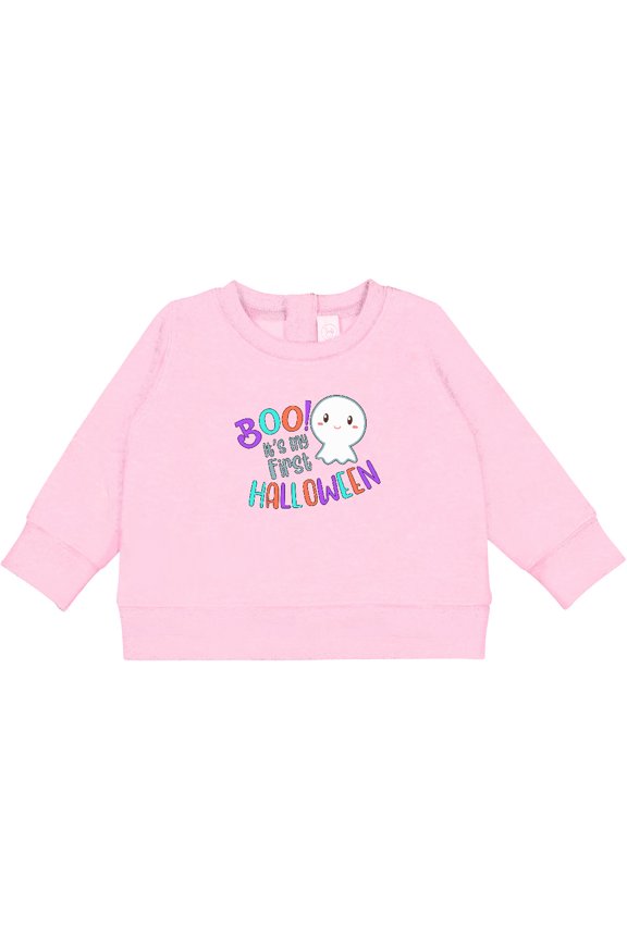 Boo It's My First Halloween Cute Ghost Baby Sweatshirt