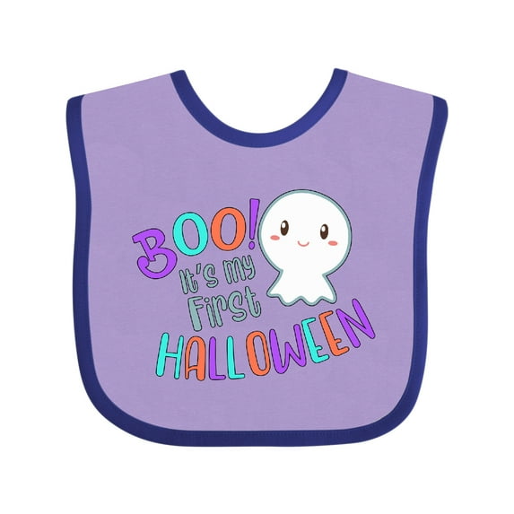 Inktastic Boo It's My First Halloween Cute Ghost Boys or Girls Baby Bib