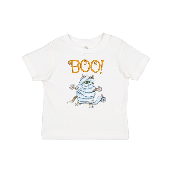 Inktastic Boo with Mummy Cat Boys or Girls Baby T-Shirt