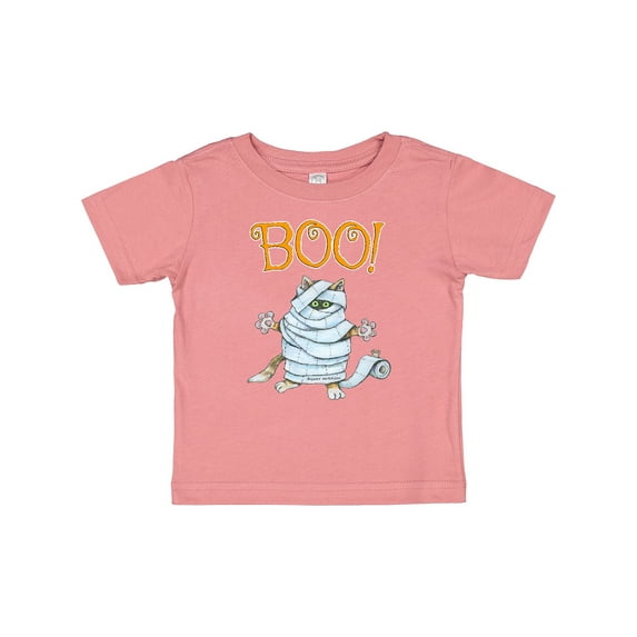 Inktastic Boo with Mummy Cat Boys or Girls Baby T-Shirt