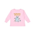 thumbnail image 1 of Inktastic Boo with Mummy Cat Boys or Girls Long Sleeve Toddler T-Shirt, 1 of 5