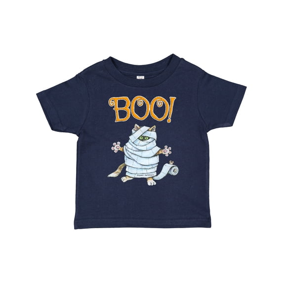 Inktastic Boo with Mummy Cat Boys or Girls Toddler T-Shirt