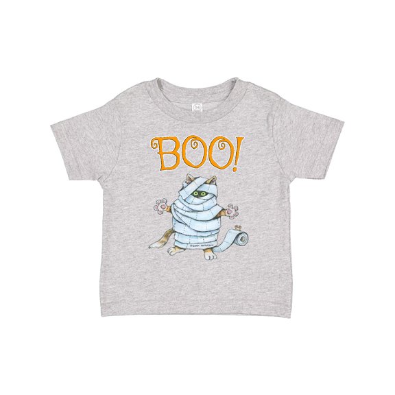 Inktastic Boo with Mummy Cat Boys or Girls Toddler T-Shirt