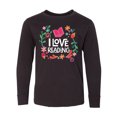 thumbnail image 1 of Inktastic Book Club I Love Reading Long Sleeve Youth T-Shirt, 1 of 5