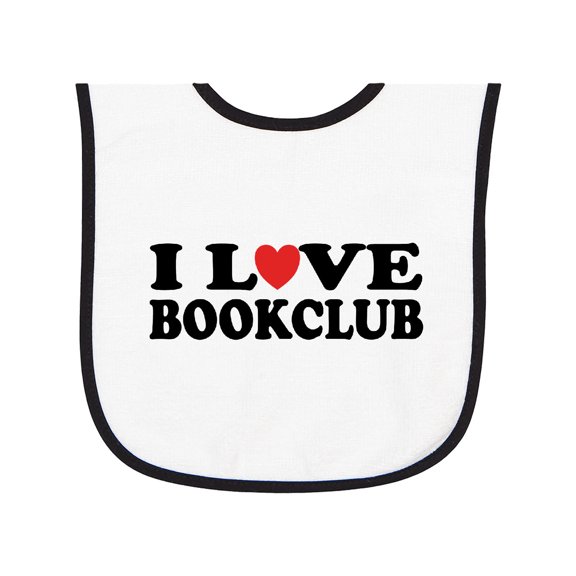 Inktastic Book Club Lover Baby Terry Cloth Bib