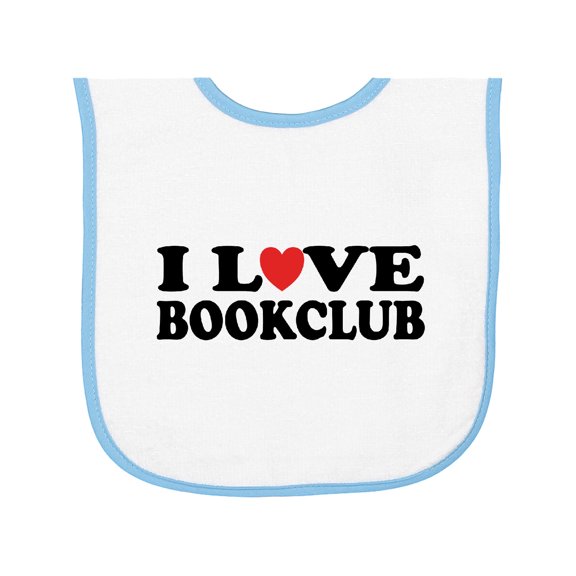 Inktastic Book Club Lover Baby Terry Cloth Bib