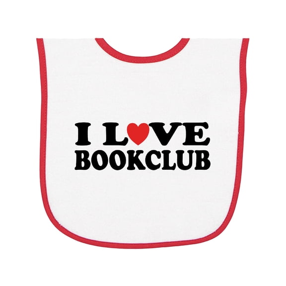 Inktastic Book Club Lover Baby Terry Cloth Bib