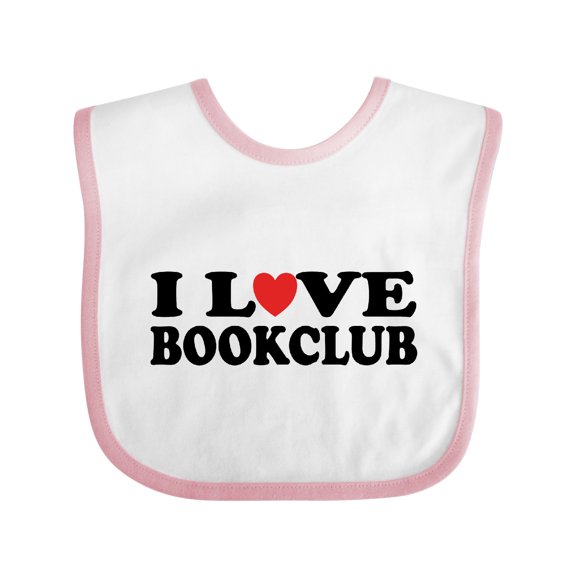 Inktastic Book Club Lover Boys or Girls Baby Bib
