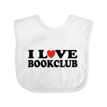 Inktastic Book Club Lover Boys or Girls Baby Bib