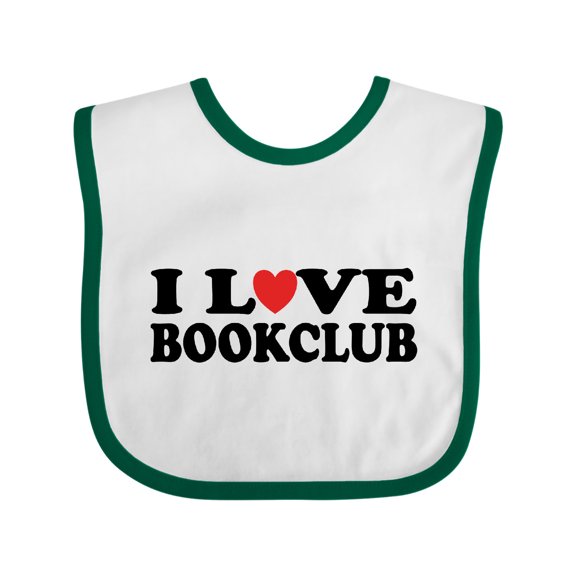 Inktastic Book Club Lover Boys or Girls Baby Bib