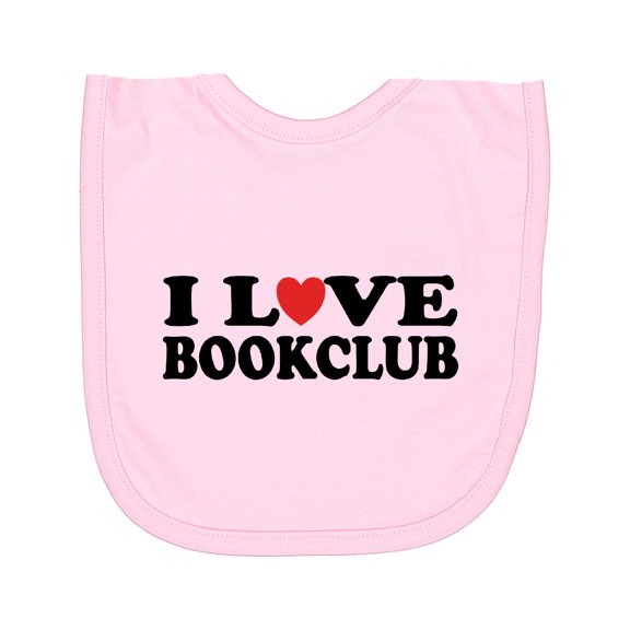 Inktastic Book Club Lover Newborn Bib