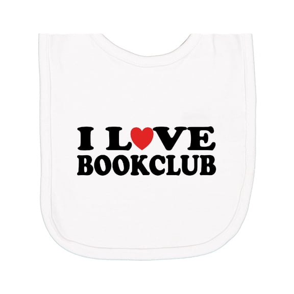 Inktastic Book Club Lover Newborn Bib