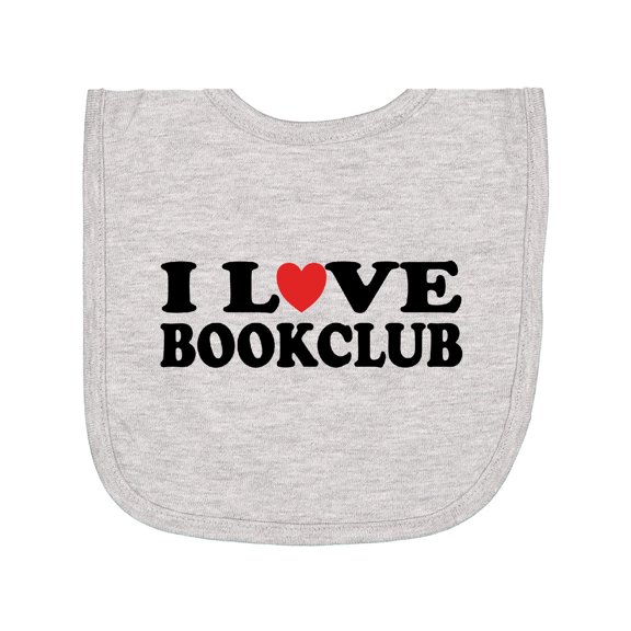 Inktastic Book Club Lover Newborn Bib