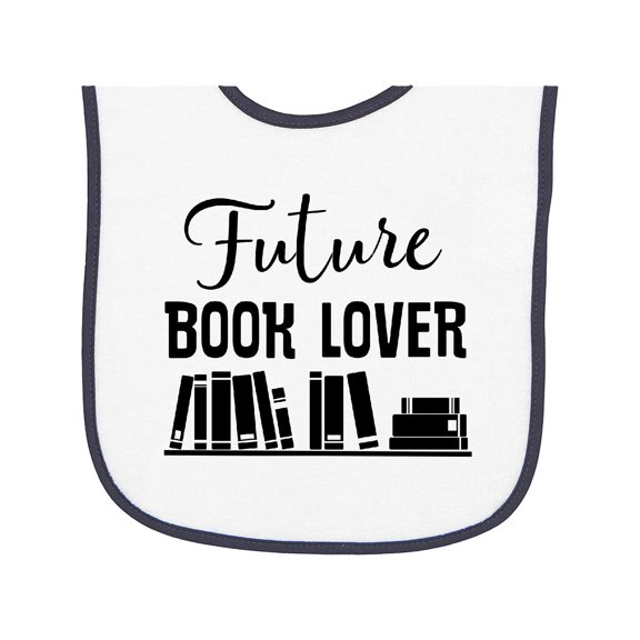 Inktastic Book Lover Future Reader Childs Baby Terry Cloth Bib