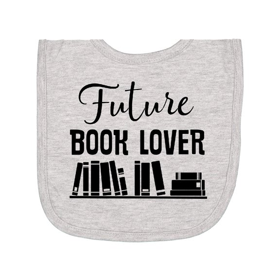 Inktastic Book Lover Future Reader Childs Newborn Bib