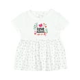 thumbnail image 1 of Inktastic Book Lover I Love Reading Girls Baby Dress, 1 of 5