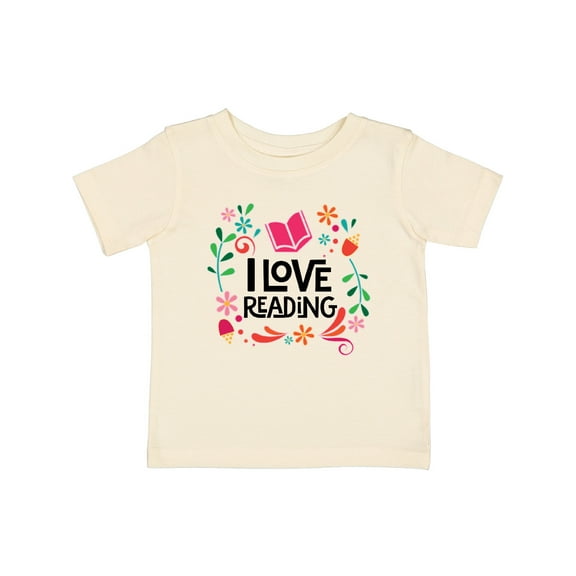 Inktastic Book Lover I Love Reading Girls Baby T-Shirt