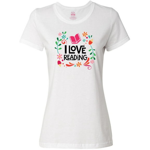 Inktastic Book Lover I Love Reading Women's T-Shirt