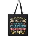 thumbnail image 1 of Inktastic Book Lovers Reading Group Tote Bag, 1 of 3