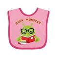 thumbnail image 1 of Inktastic Book Monster Boy Boys or Girls Baby Bib, 1 of 4