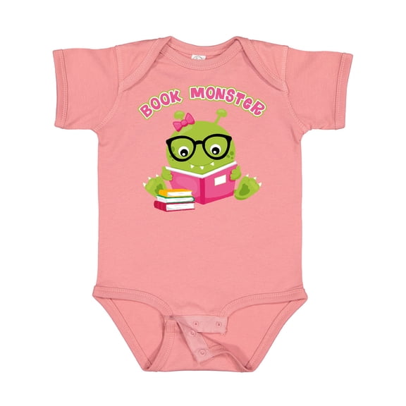 Inktastic Book Monster Girl Girls Baby Bodysuit