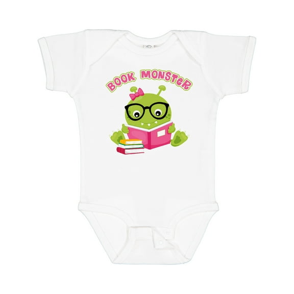 Inktastic Book Monster Girl Girls Baby Bodysuit